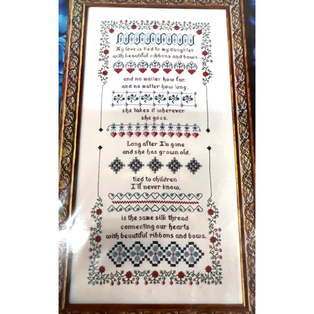 My Daughter Cross Stitch Pattern By Indigo Rose Catherine Strickler